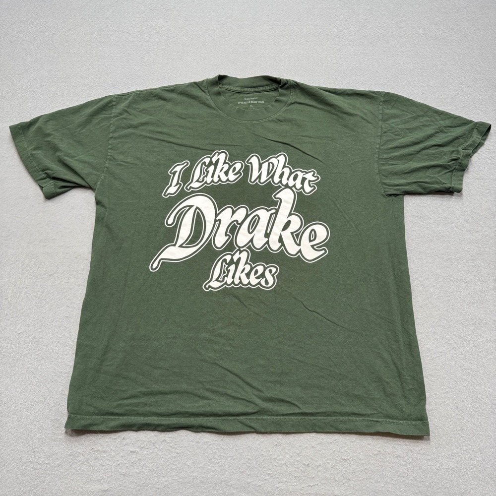 Drake IAAB Tour 2023 Official Merch "I Like What Drake Likes" 2023 T-Shirt XL